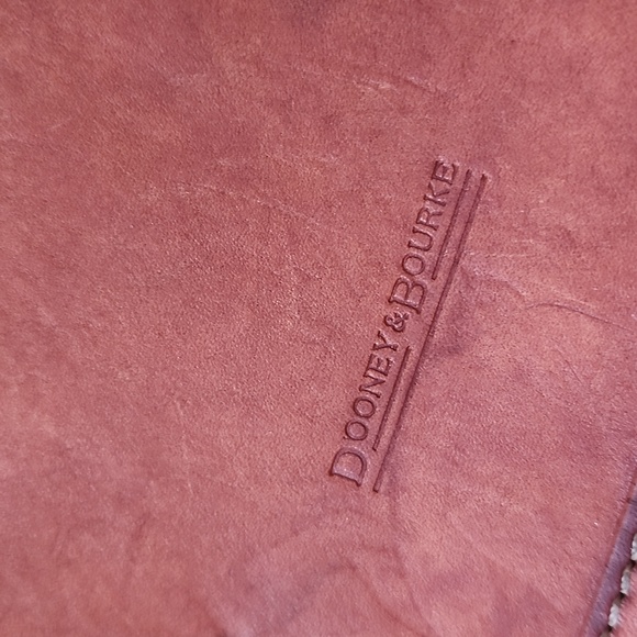 vintage 1990s Dooney & Bourke Alto Pyramid backpack in British Tan leather - Picture 2 of 7